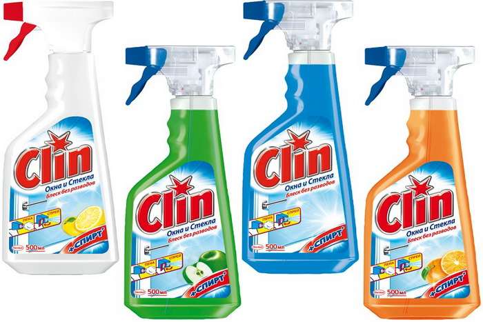 Clin Windows & Glass средство для мытья окон