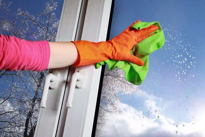 Как вымыть окна зимой