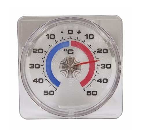 Компактный термометр с биметаллической пружиной