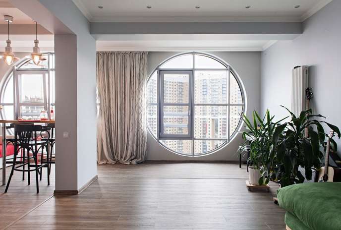 Круглое окно в квартире
